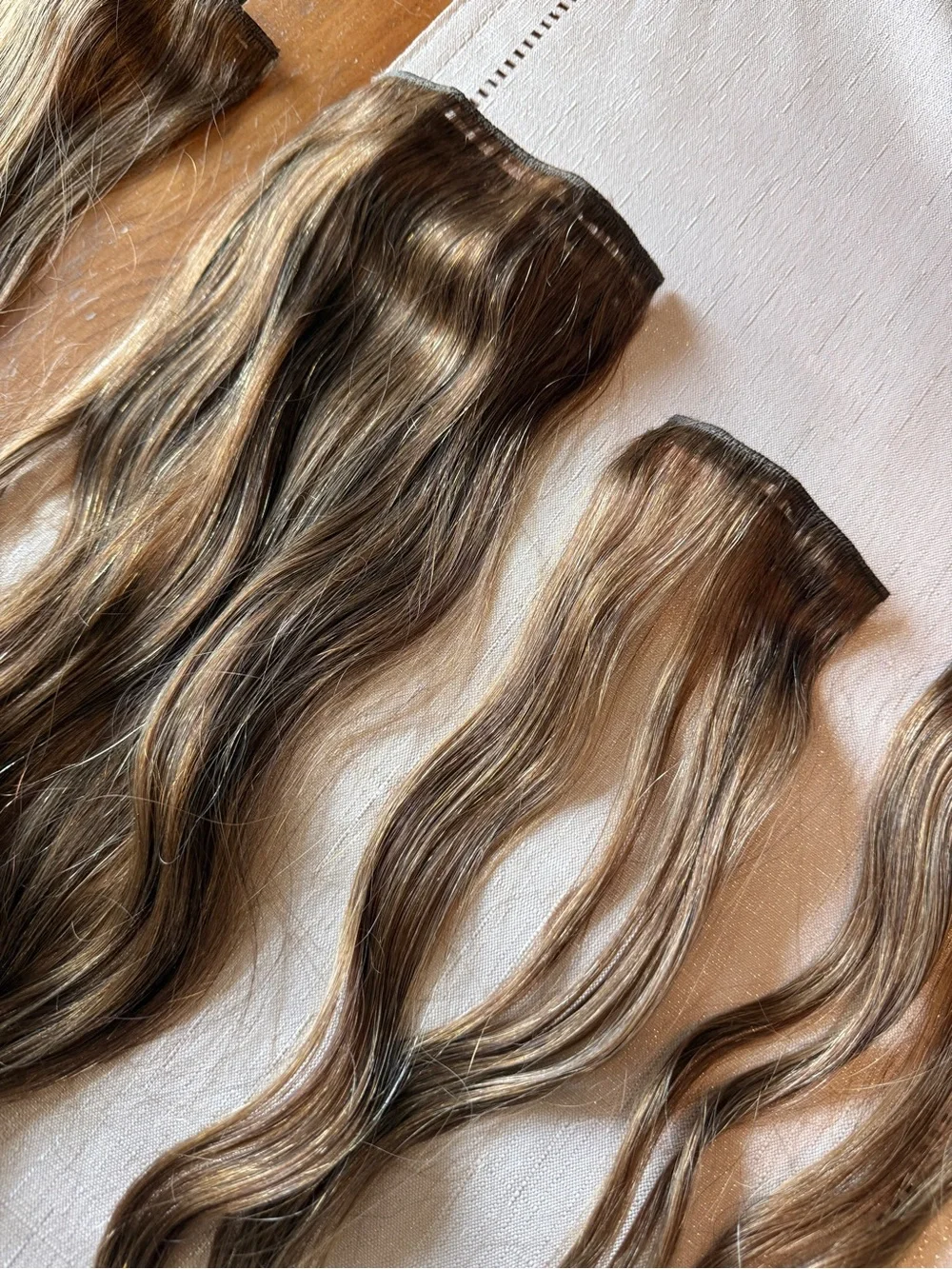 Dazzle 100% Human Remy Hair Clip-In Extensions - brown